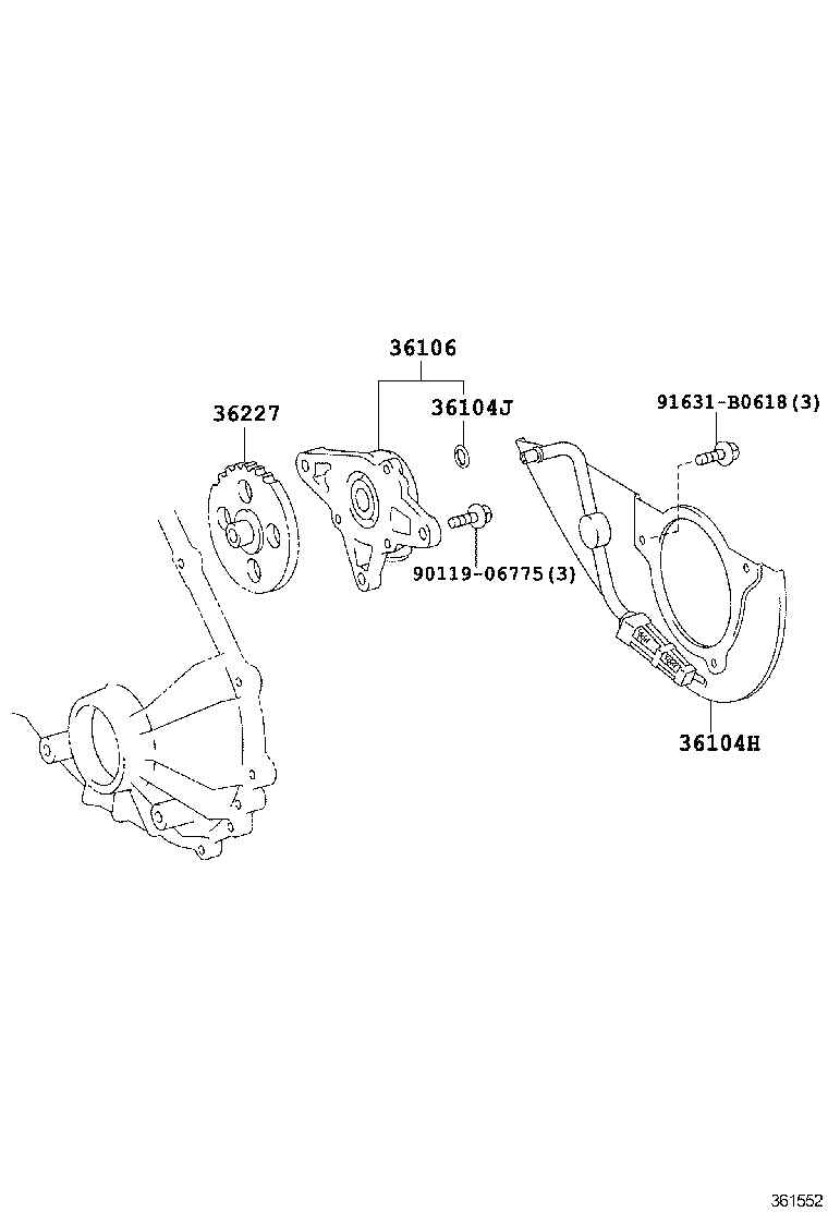  LAND CRUISER PRADO |  TRANSFER OIL PUMP