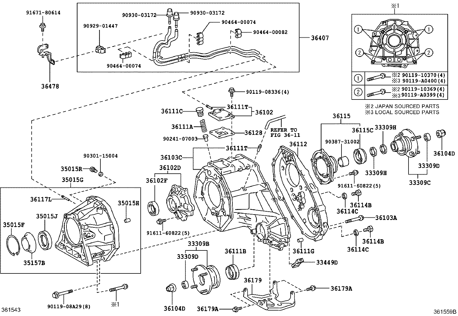  4RUNNER |  TRANSFER CASE EXTENSION HOUSING