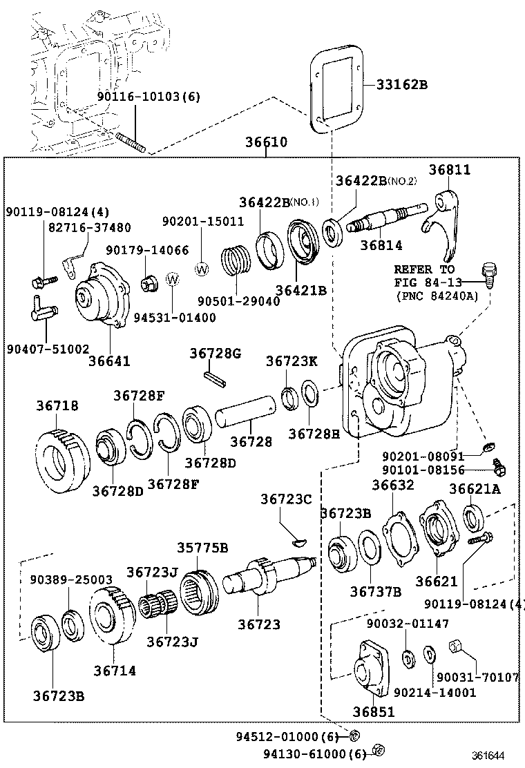  DYNA |  POWER TAKE OFF CASE GEAR