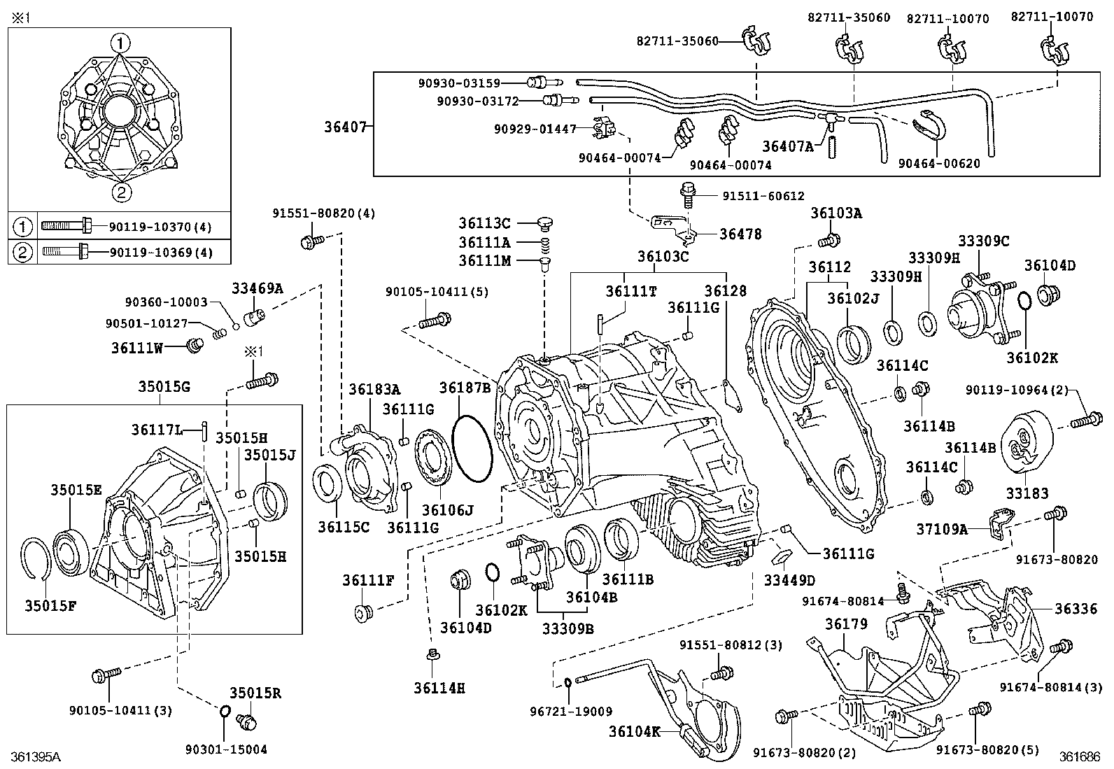  LAND CRUISER CHINA |  TRANSFER CASE EXTENSION HOUSING