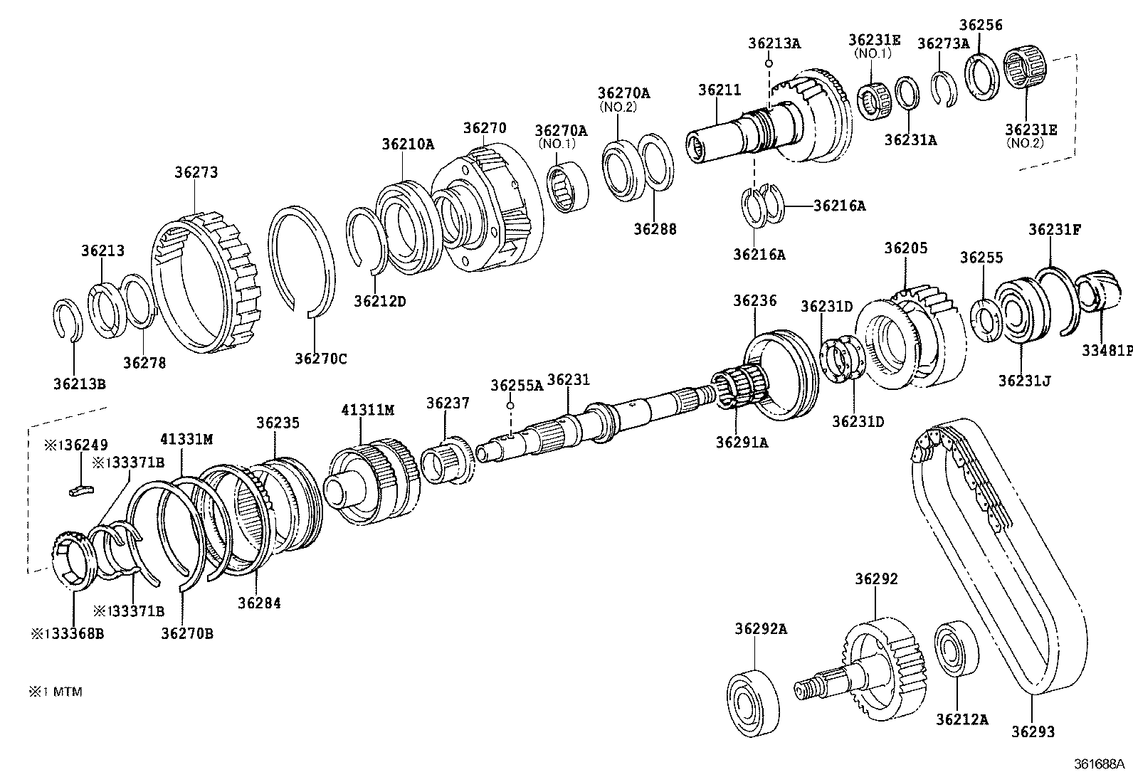  FORTUNER |  TRANSFER GEAR