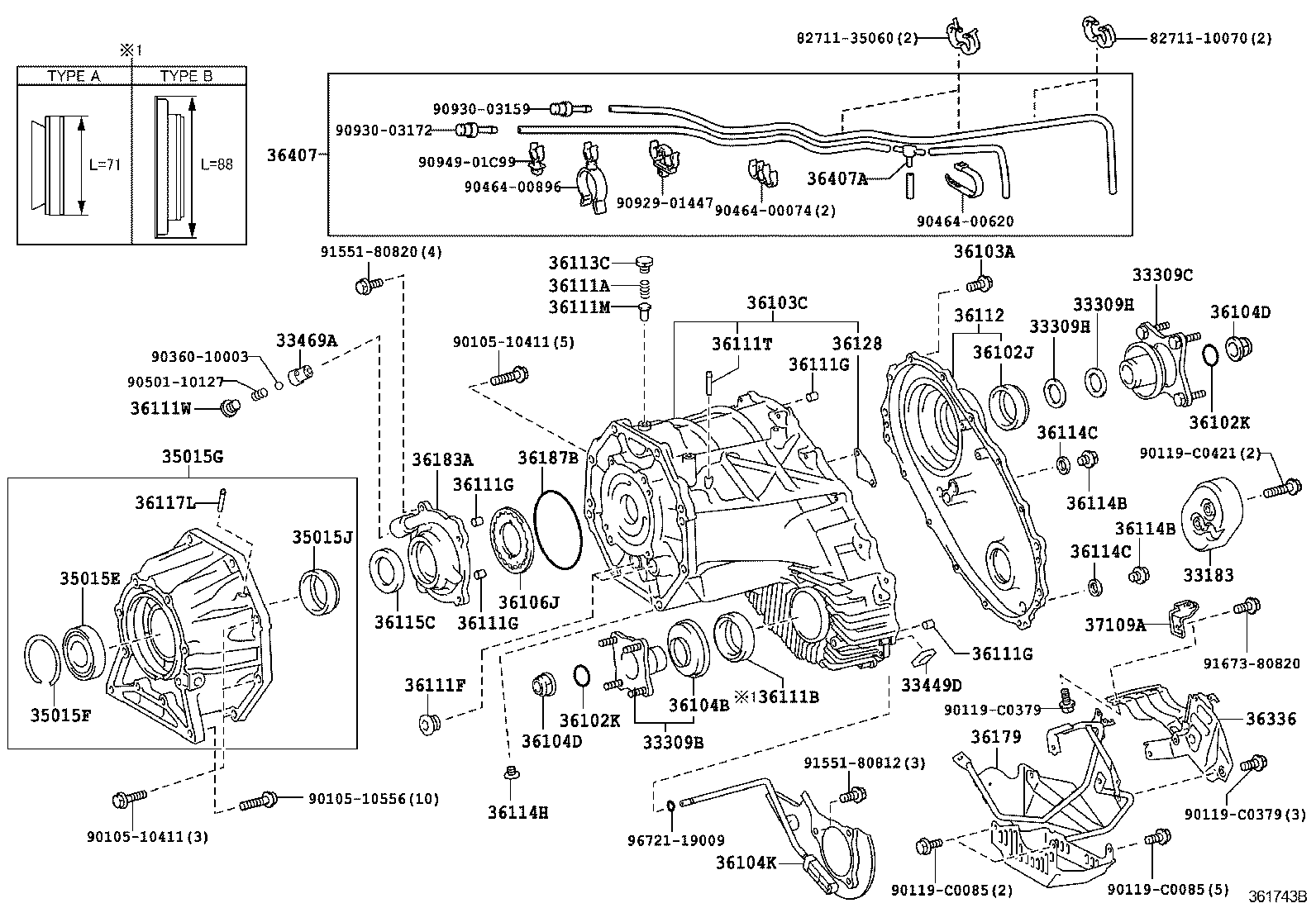  LAND CRUISER CHINA |  TRANSFER CASE EXTENSION HOUSING
