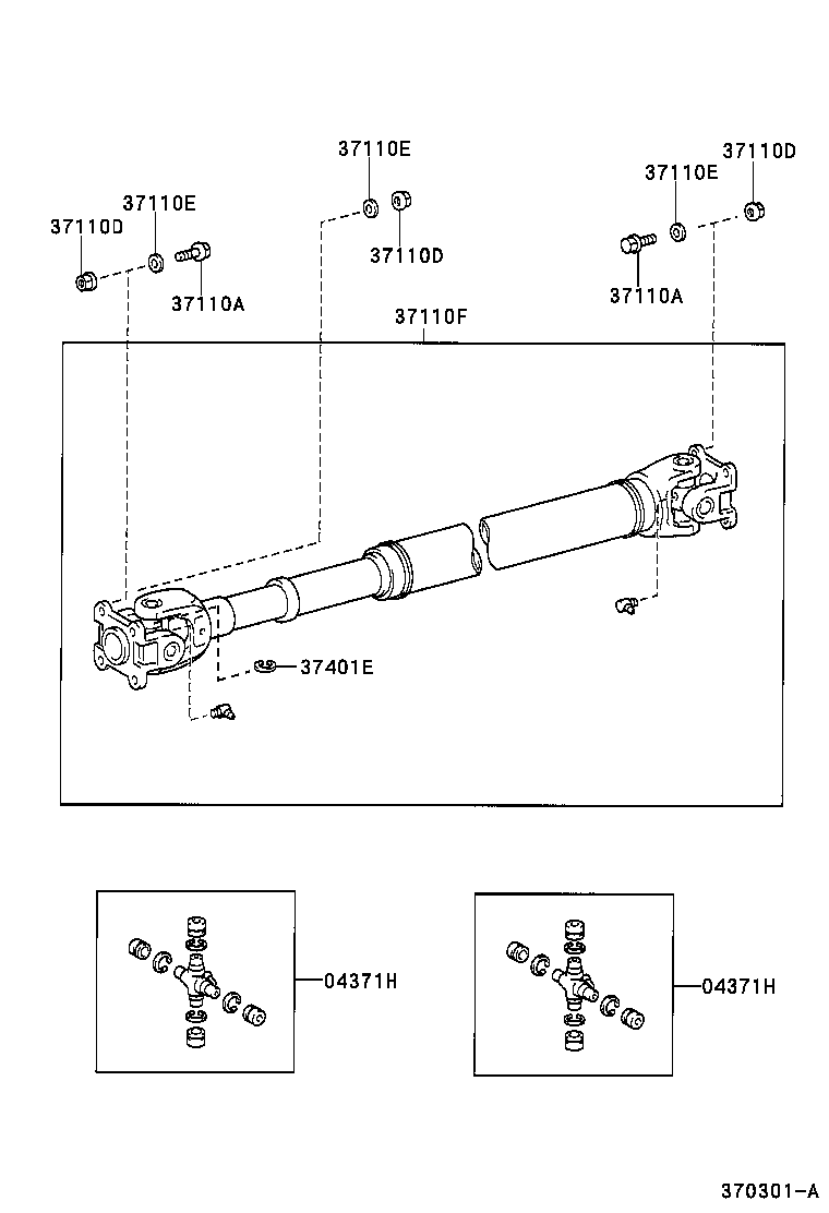 DYNA | PROPELLER SHAFT UNIVERSAL JOINT