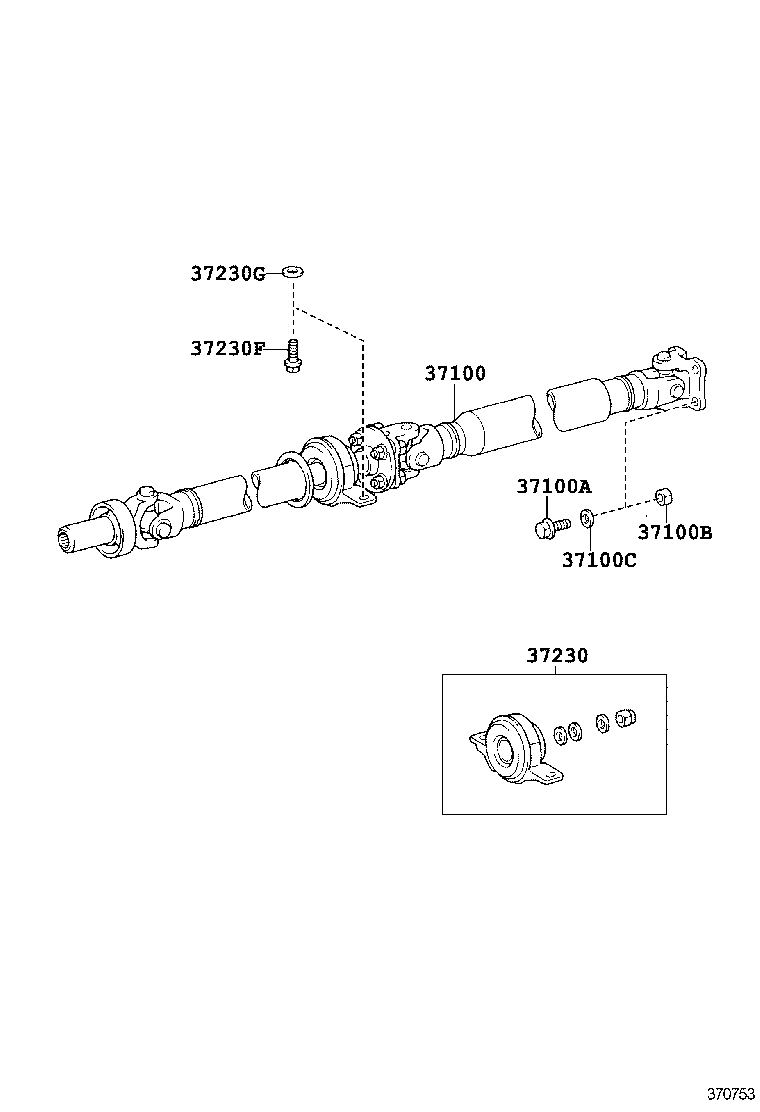  REIZ |  PROPELLER SHAFT UNIVERSAL JOINT