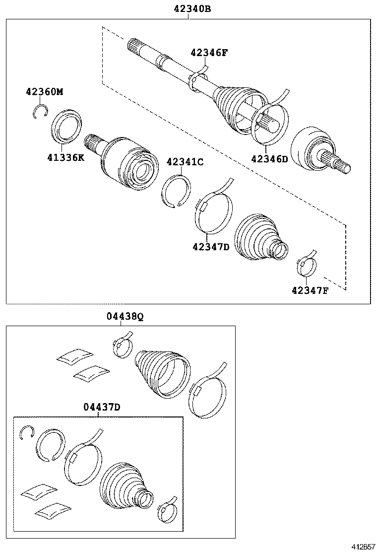  SEQUOIA |  REAR AXLE SHAFT HUB
