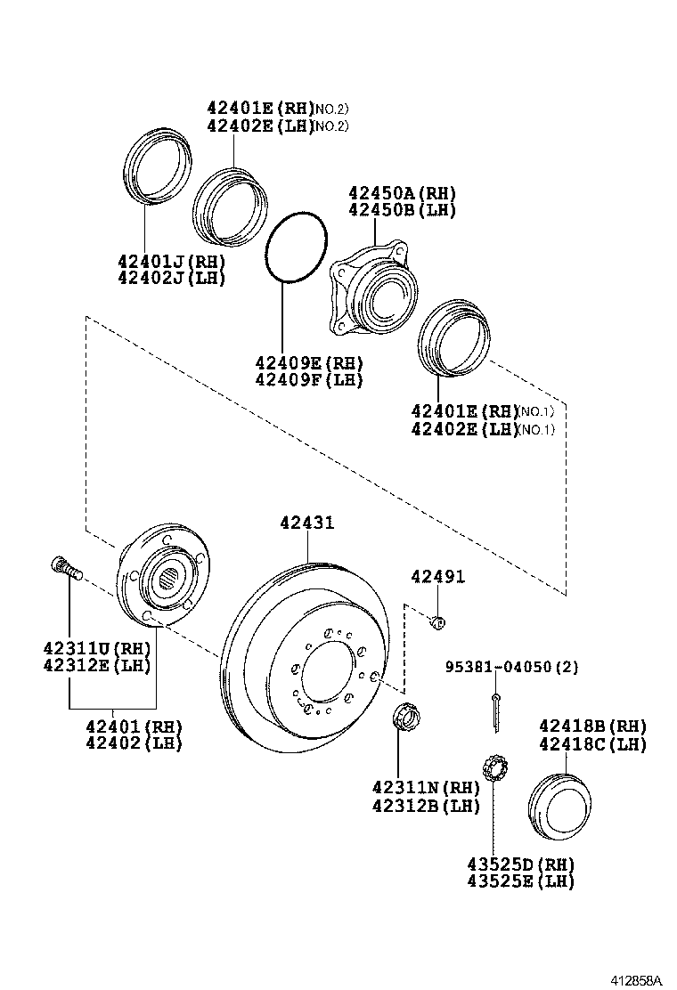  SEQUOIA |  REAR AXLE SHAFT HUB