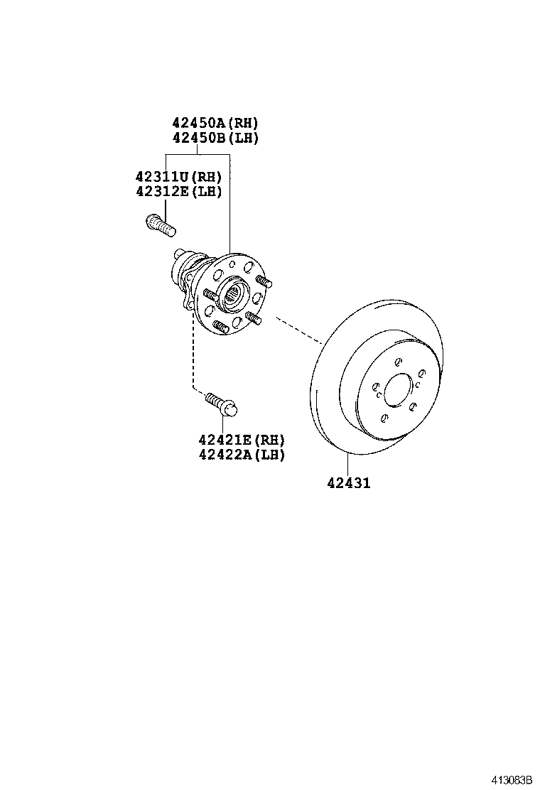  PRIUS |  REAR AXLE SHAFT HUB