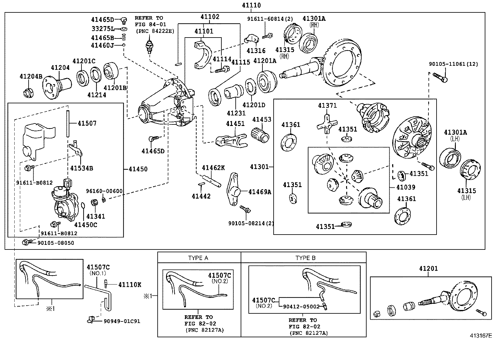  LAND CRUISER PRADO |  REAR AXLE HOUSING DIFFERENTIAL