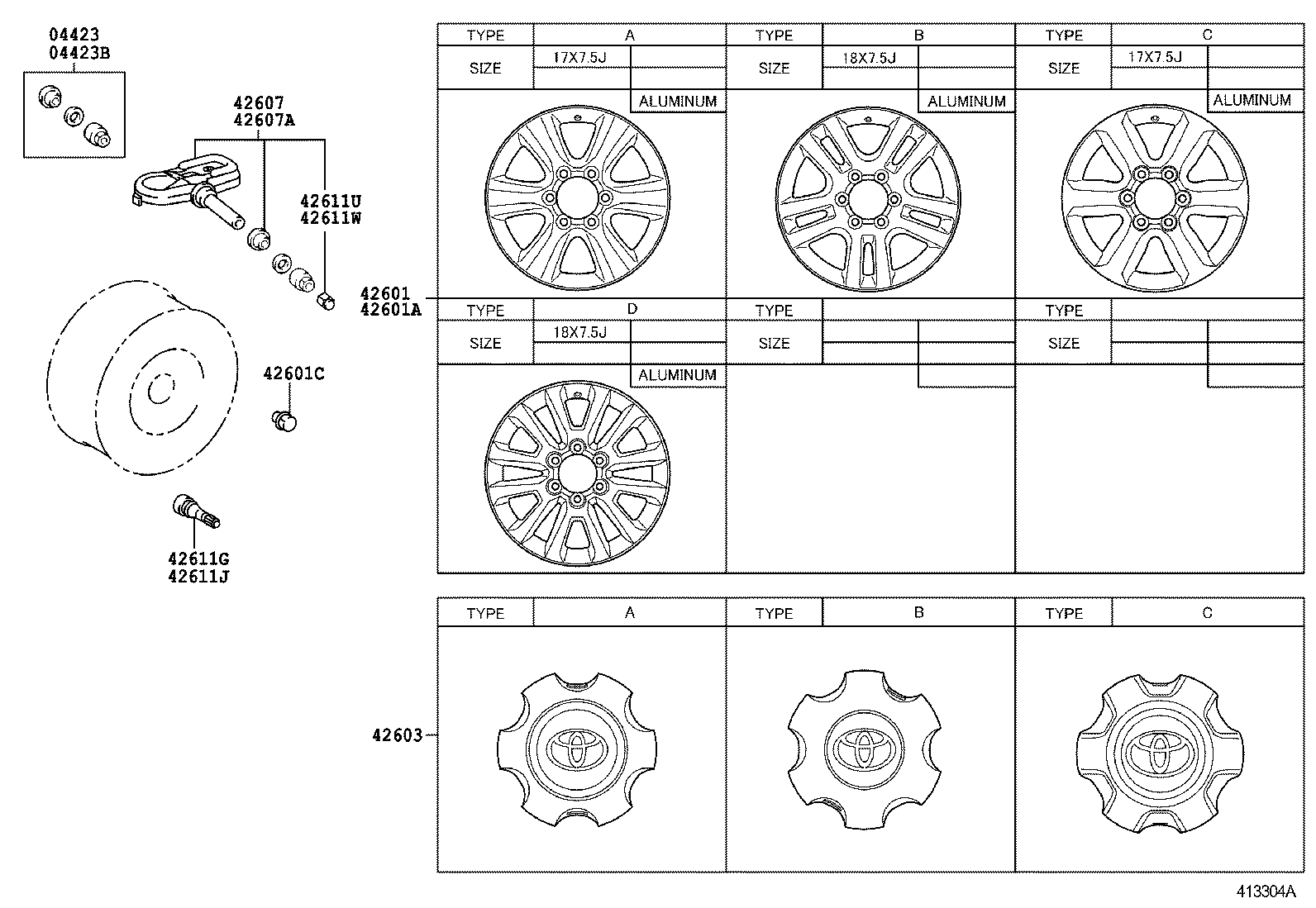  LAND CRUISER PRADO |  DISC WHEEL WHEEL CAP