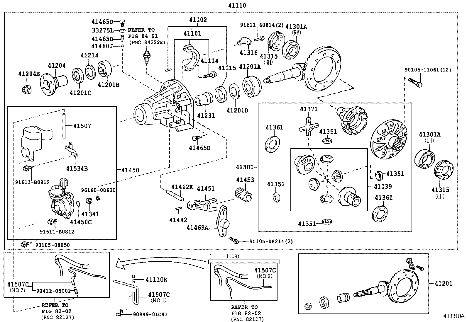  LAND CRUISER PRADO |  REAR AXLE HOUSING DIFFERENTIAL