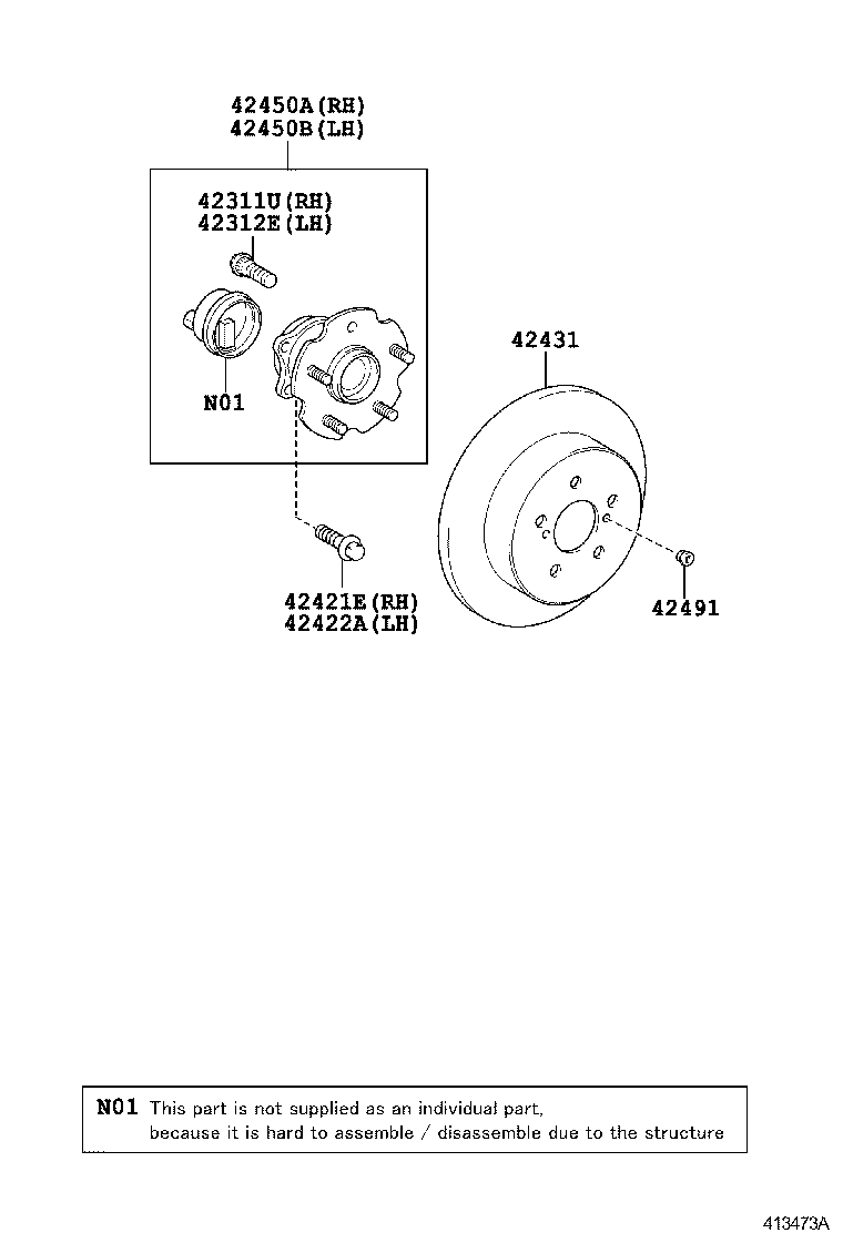  EZ |  REAR AXLE SHAFT HUB