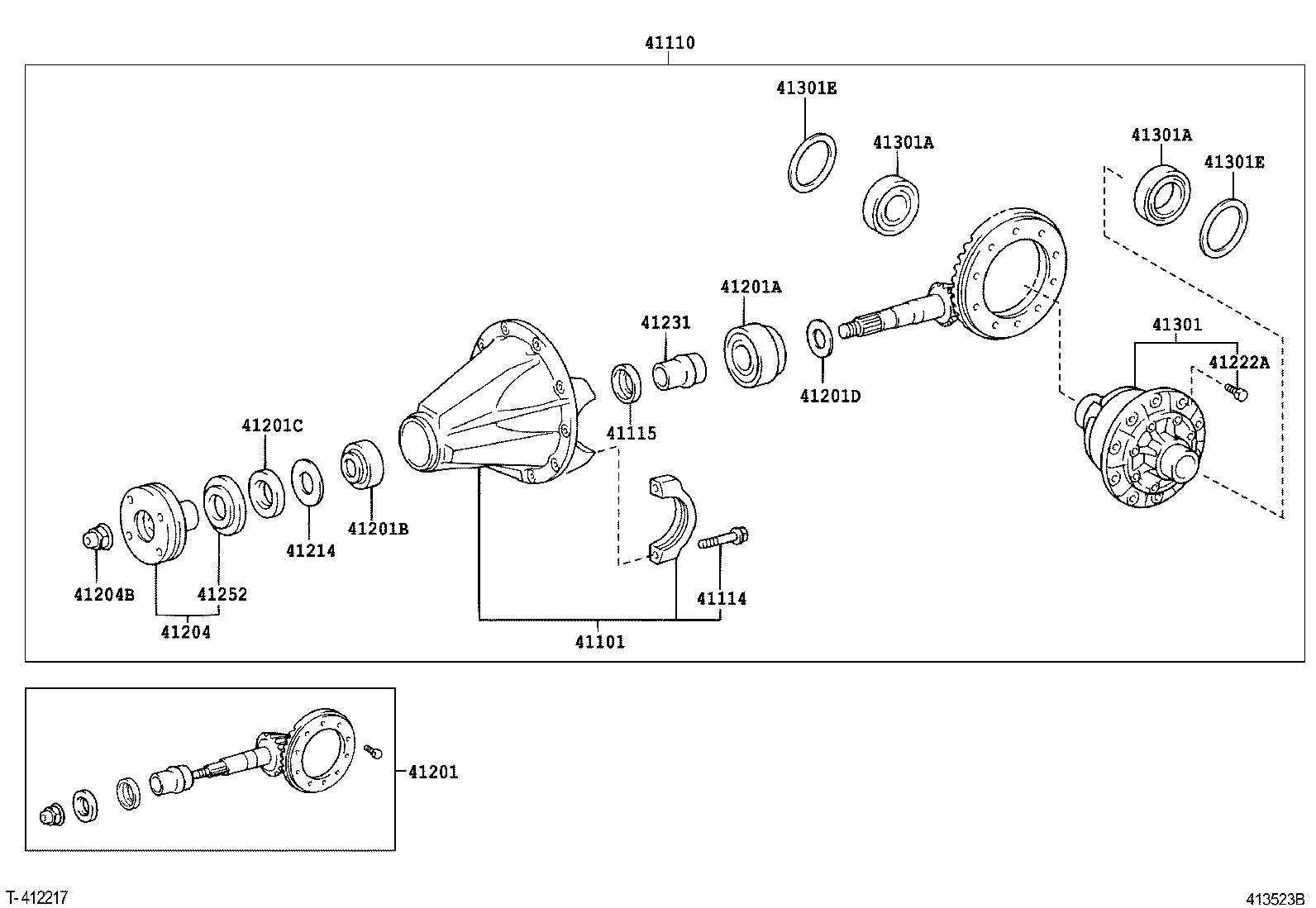  FORTUNER |  REAR AXLE HOUSING DIFFERENTIAL