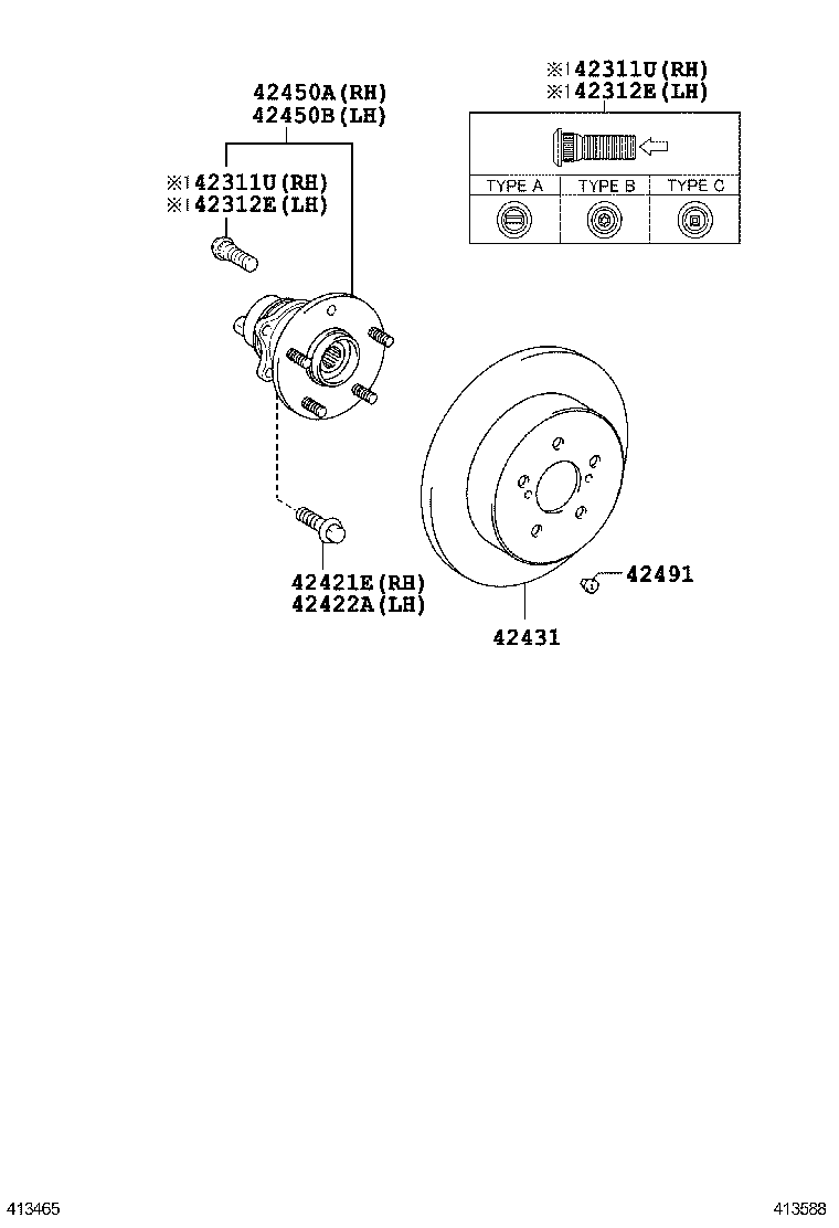  CAMRY HYBRID CHINA |  REAR AXLE SHAFT HUB