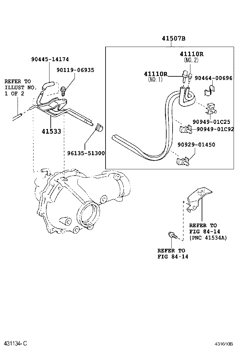  FJ CRUISER |  FRONT AXLE HOUSING DIFFERENTIAL