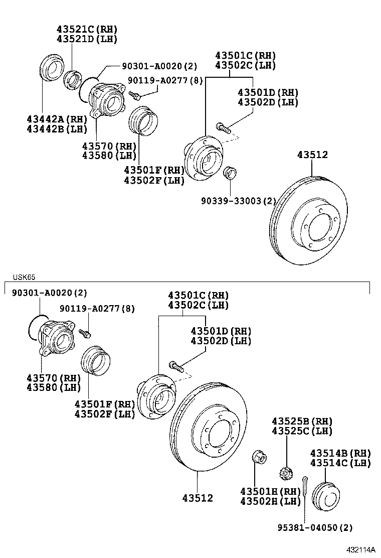  SEQUOIA |  FRONT AXLE HUB