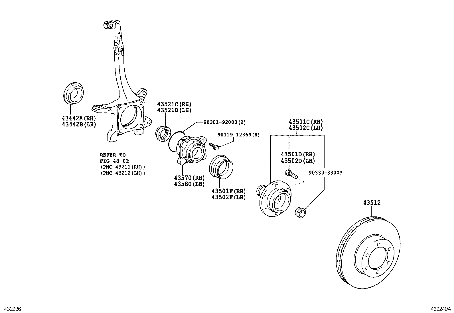  4RUNNER |  FRONT AXLE HUB