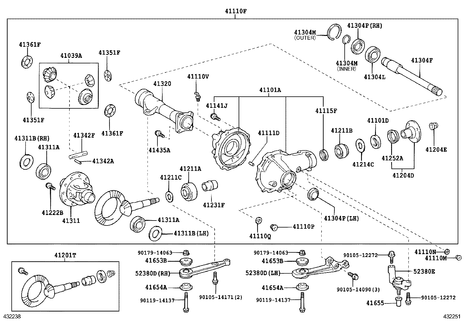  4RUNNER |  FRONT AXLE HOUSING DIFFERENTIAL