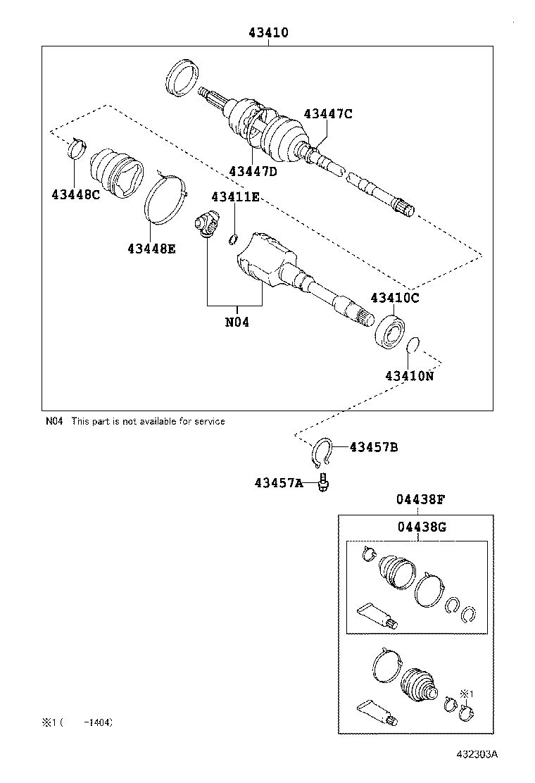  SIENNA |  FRONT DRIVE SHAFT