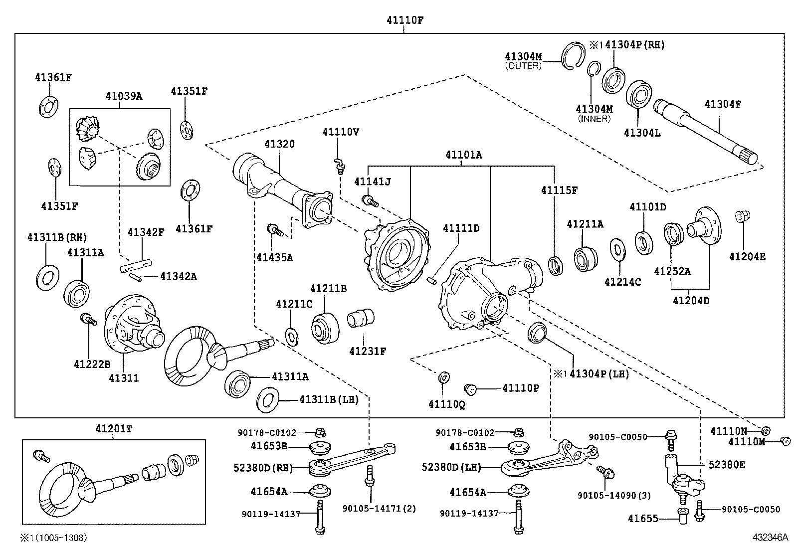  LAND CRUISER PRADO |  FRONT AXLE HOUSING DIFFERENTIAL