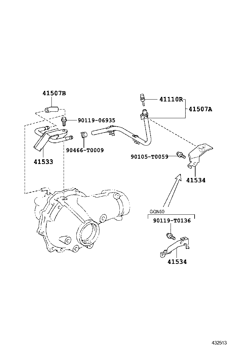  FORTUNER |  FRONT AXLE HOUSING DIFFERENTIAL