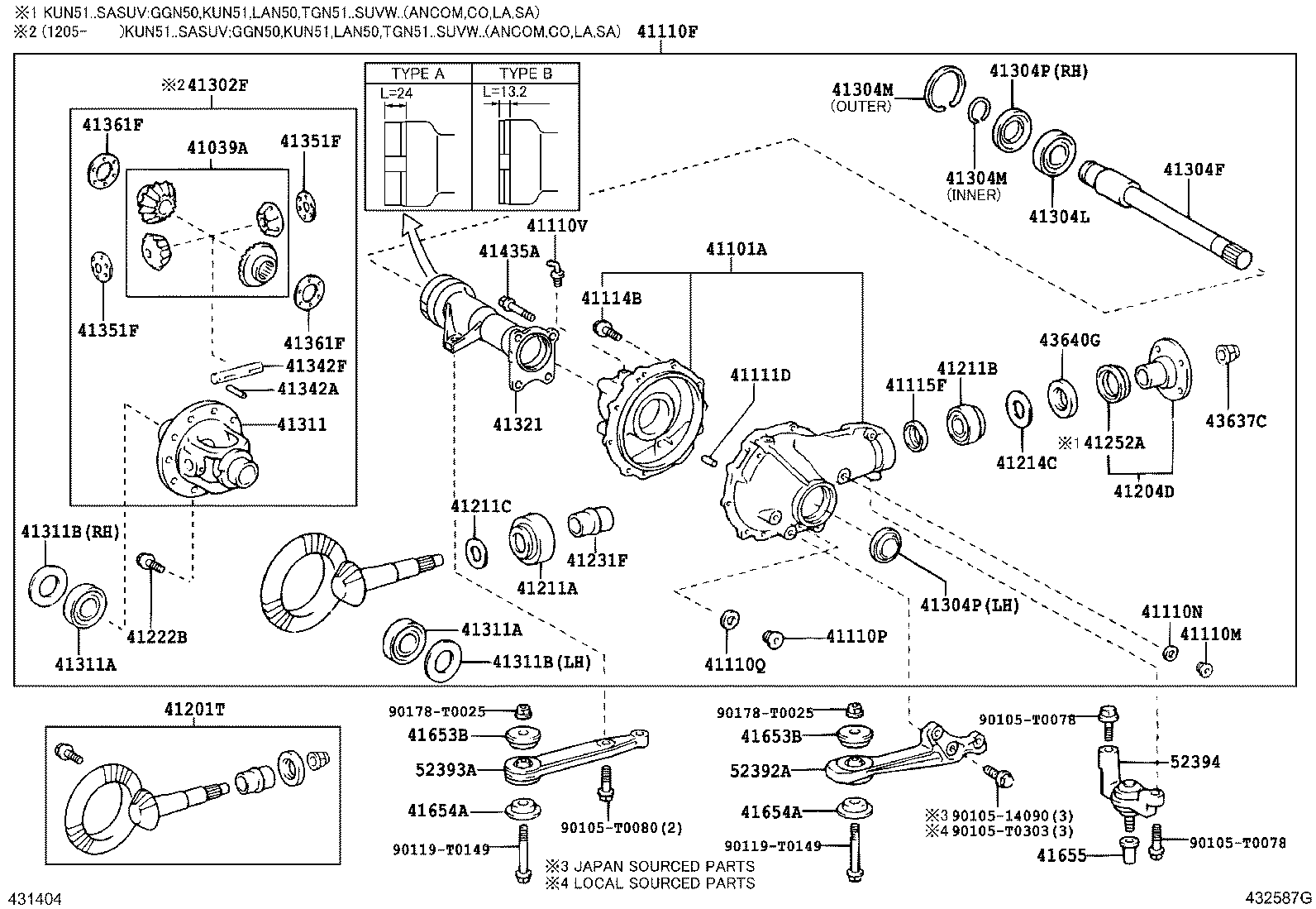  FORTUNER |  FRONT AXLE HOUSING DIFFERENTIAL