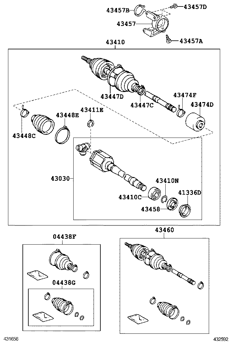  CAMRY HYBRID CHINA |  FRONT DRIVE SHAFT