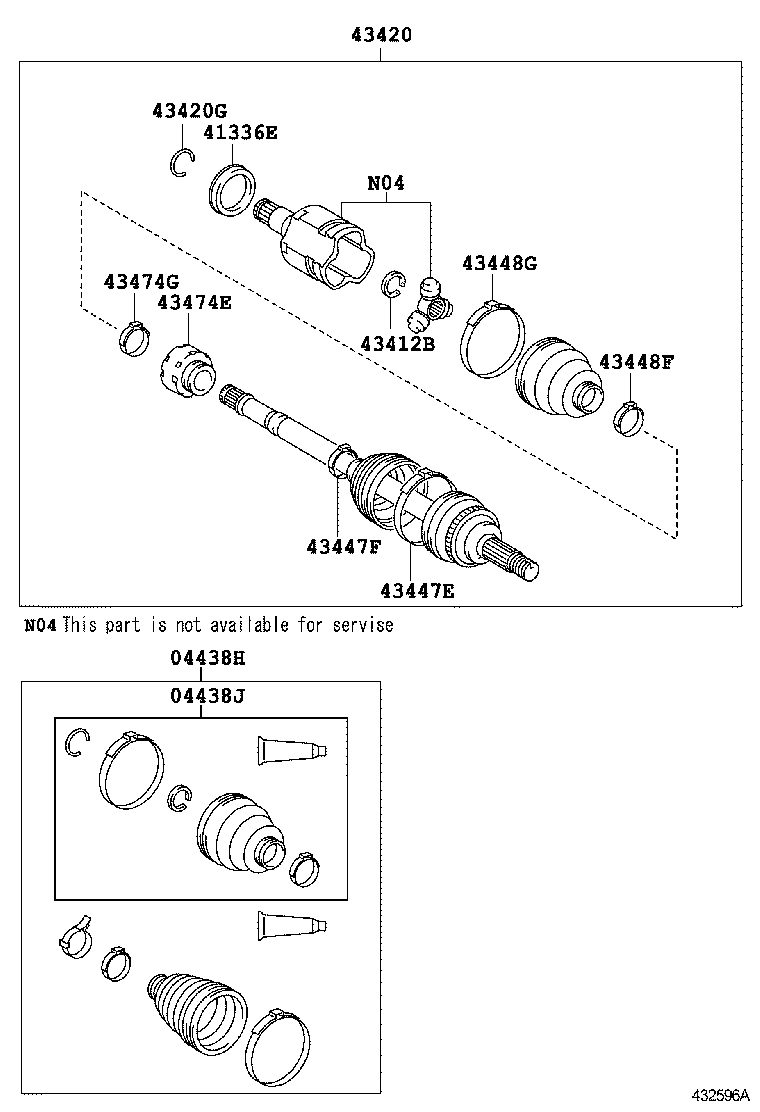  SIENNA |  FRONT DRIVE SHAFT