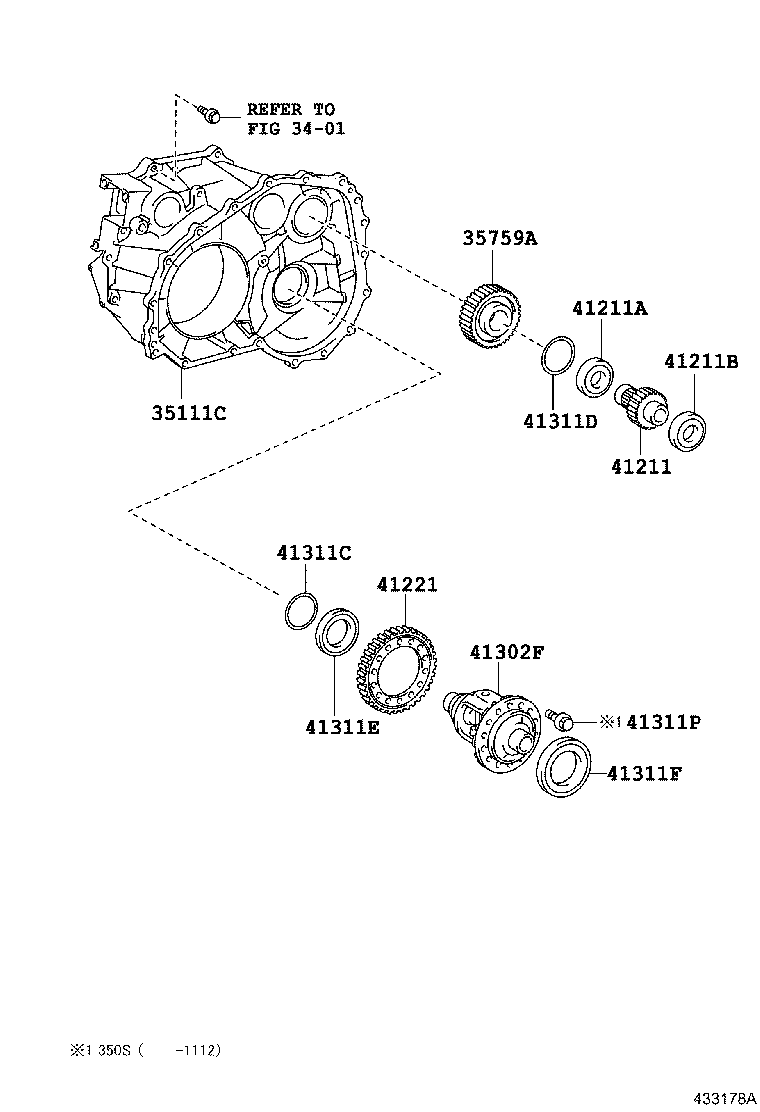  ALPHARD VELLFIRE HV |  FRONT AXLE HOUSING DIFFERENTIAL