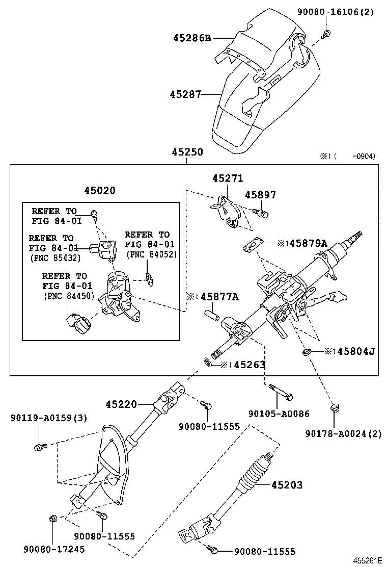  SEQUOIA |  STEERING COLUMN SHAFT
