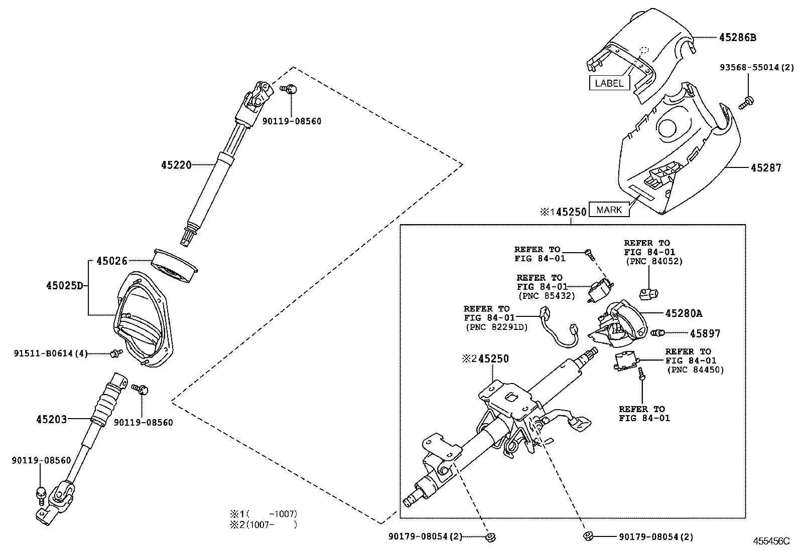  4RUNNER |  STEERING COLUMN SHAFT