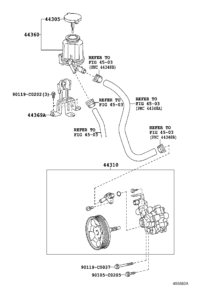  LAND CRUISER PRADO |  VANE PUMP RESERVOIR POWER STEERING