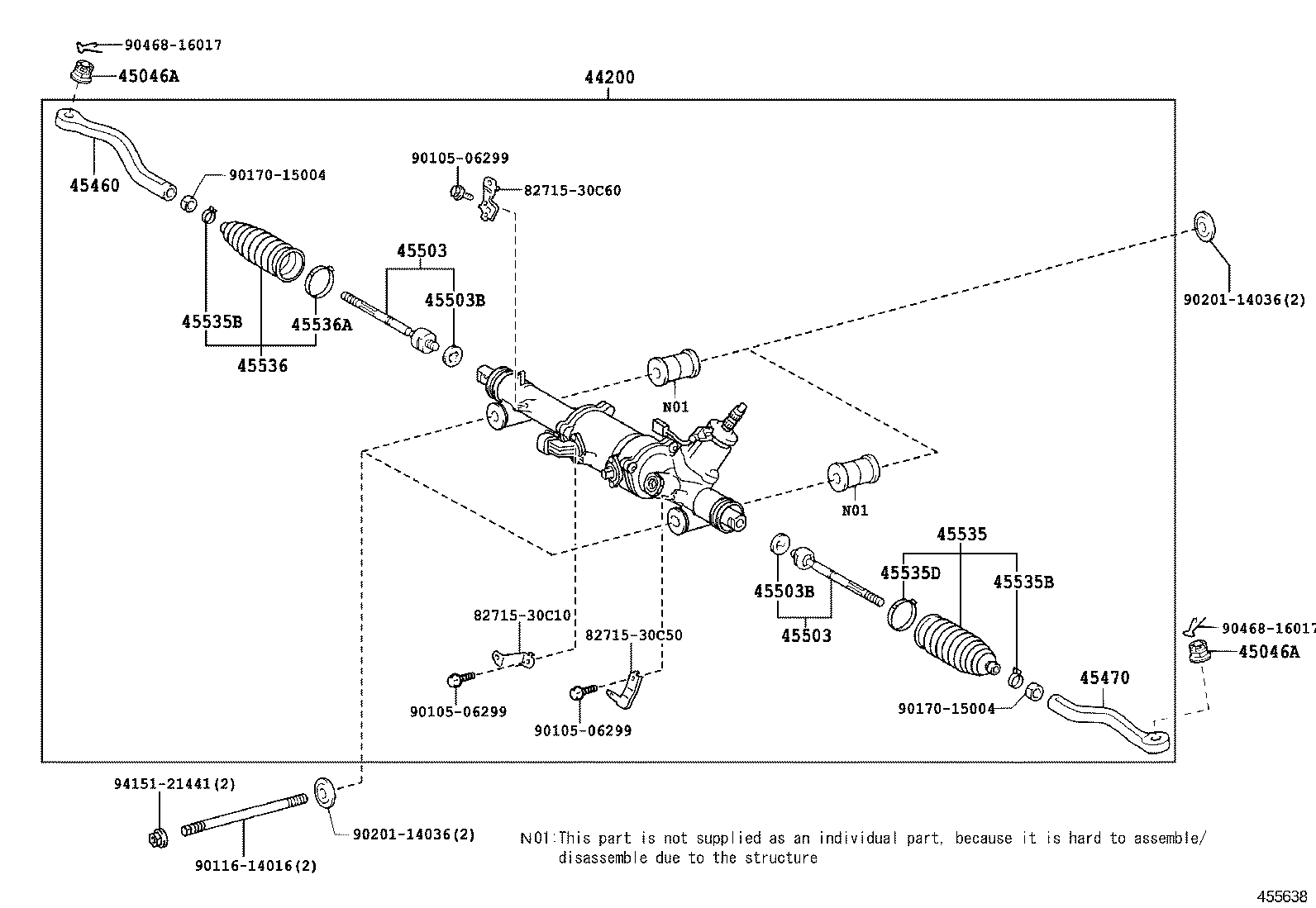  REIZ |  FRONT STEERING GEAR LINK