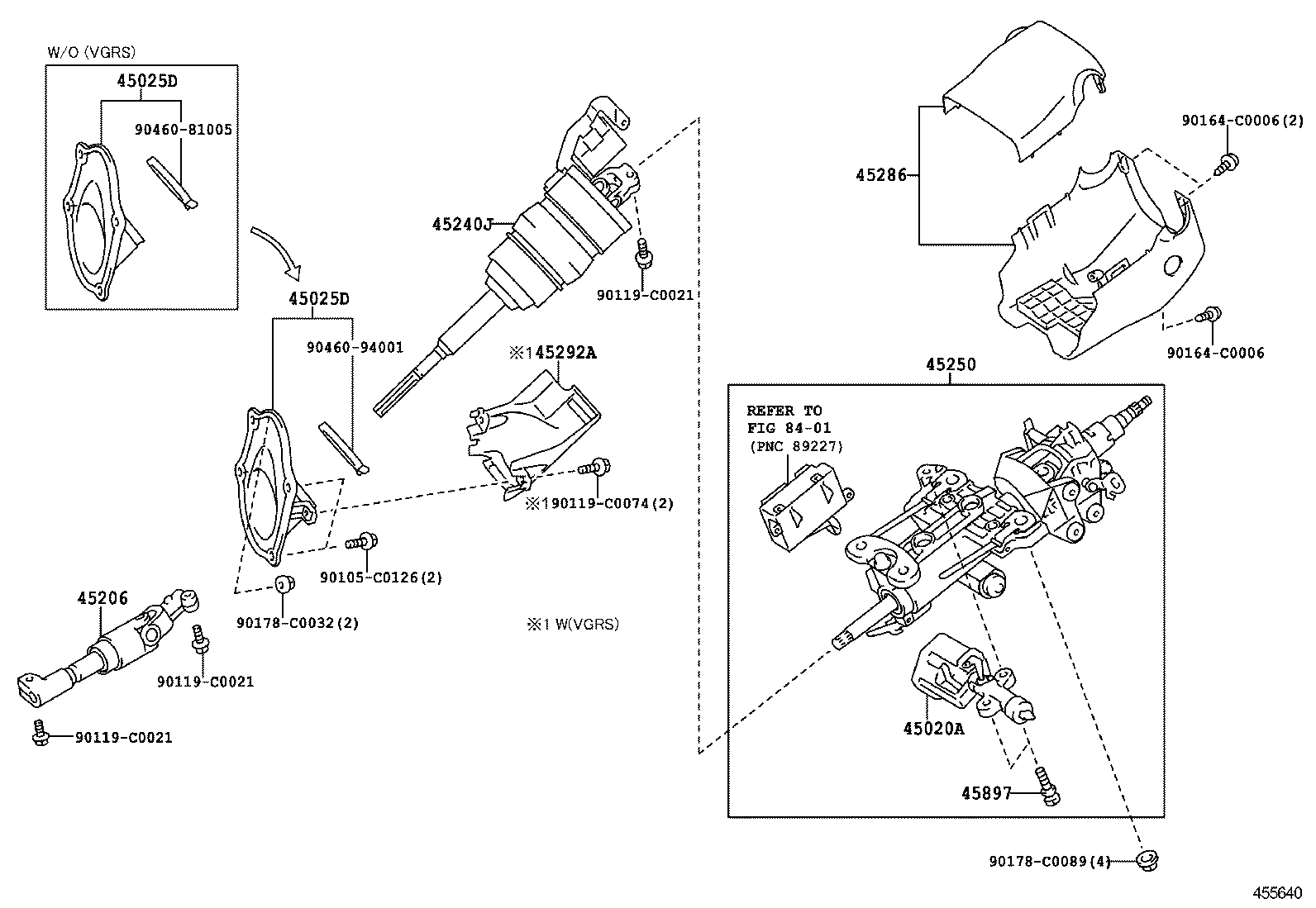  REIZ |  STEERING COLUMN SHAFT