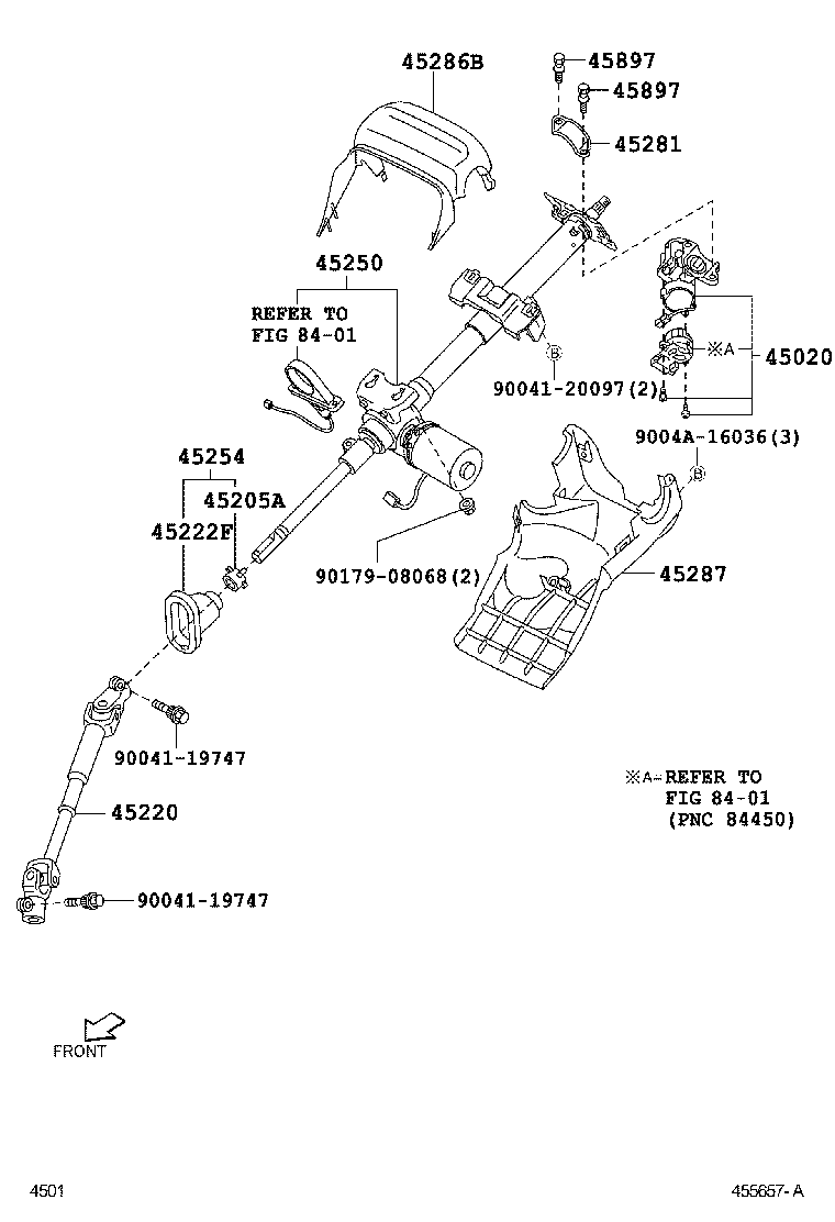  RUSH |  STEERING COLUMN SHAFT