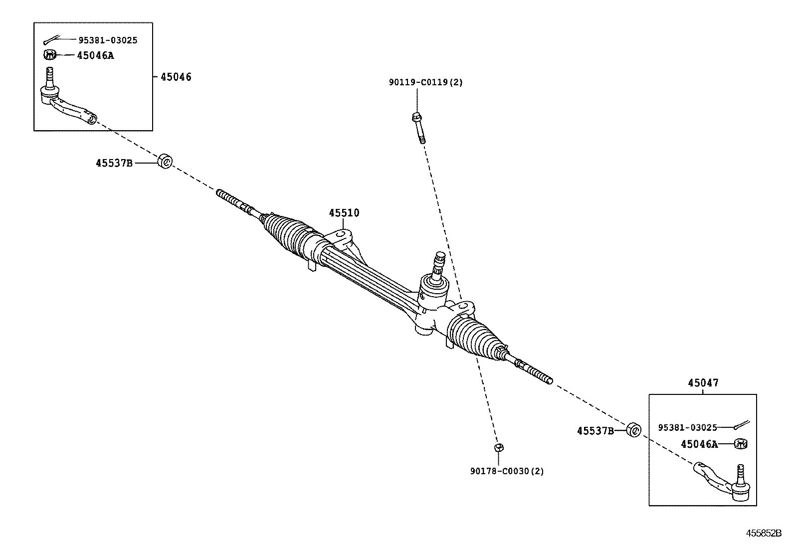  EZ |  FRONT STEERING GEAR LINK