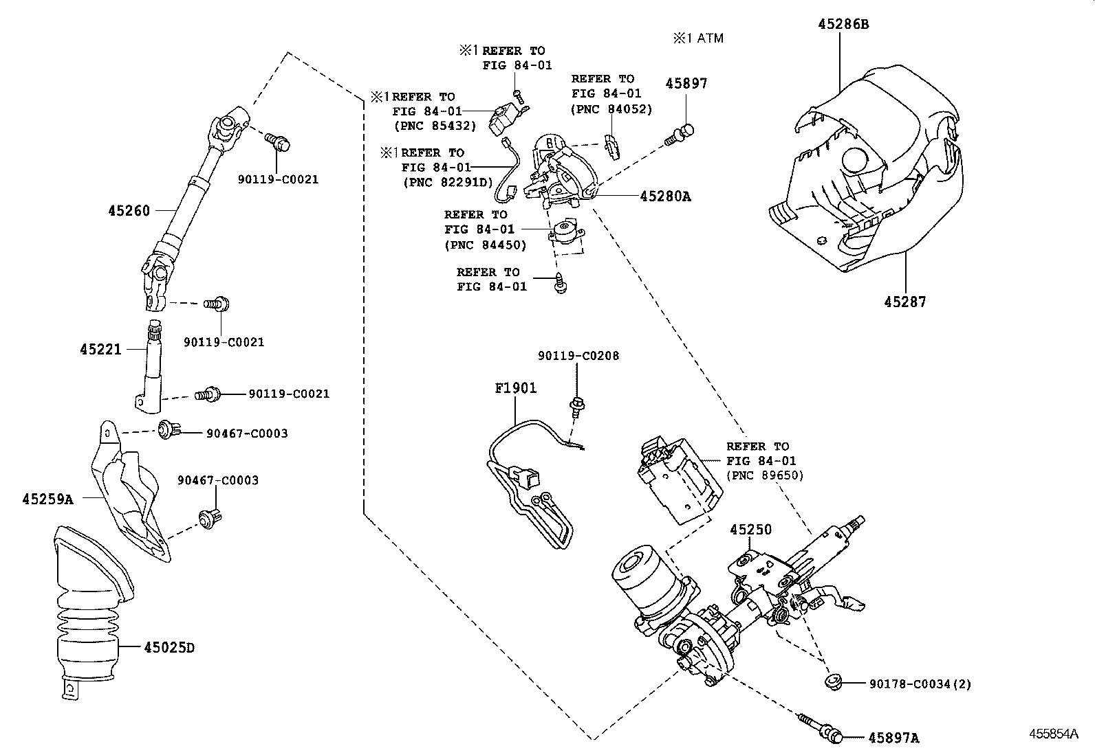  EZ |  STEERING COLUMN SHAFT