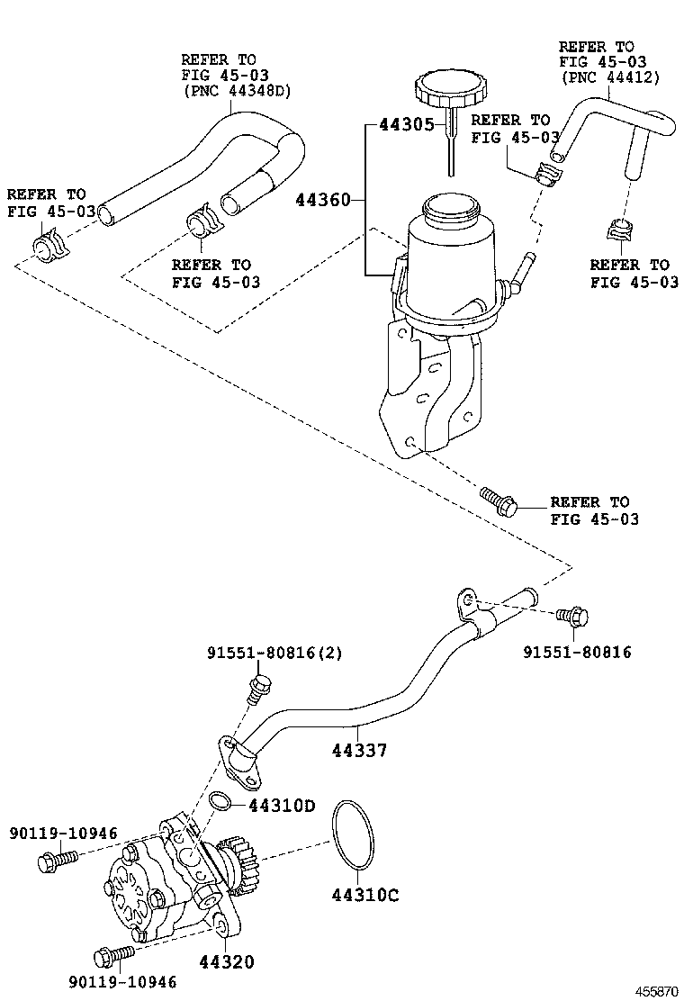  DYNA |  VANE PUMP RESERVOIR POWER STEERING