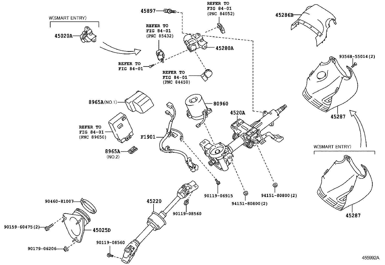  CAMRY AURION HV ARL |  STEERING COLUMN SHAFT