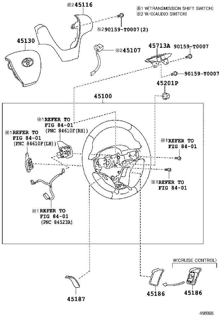 CAMRY AURION HV ARL | STEERING WHEEL