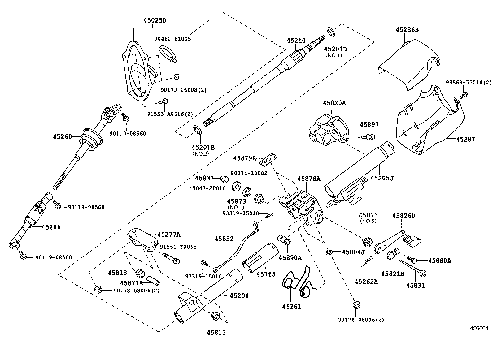  MARK X |  STEERING COLUMN SHAFT