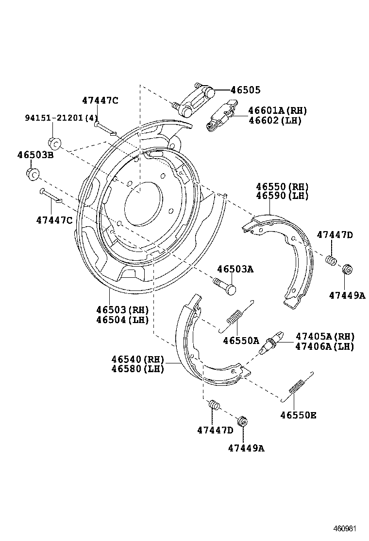  LAND CRUISER CHINA |  PARKING BRAKE CABLE