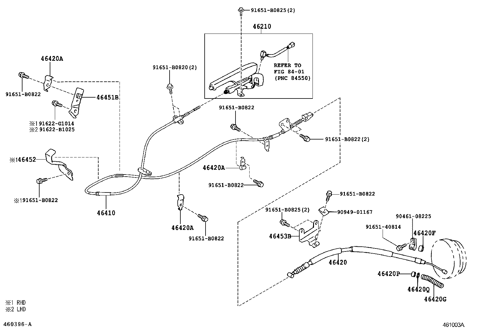  DYNA |  PARKING BRAKE CABLE