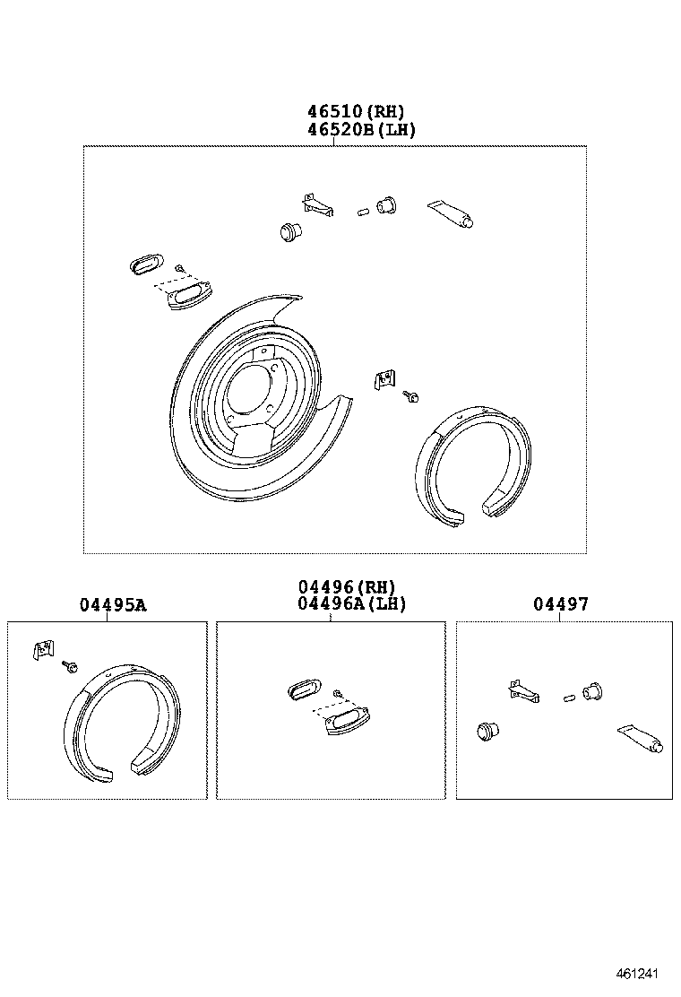  CAMRY AURION HV ARL |  PARKING BRAKE CABLE