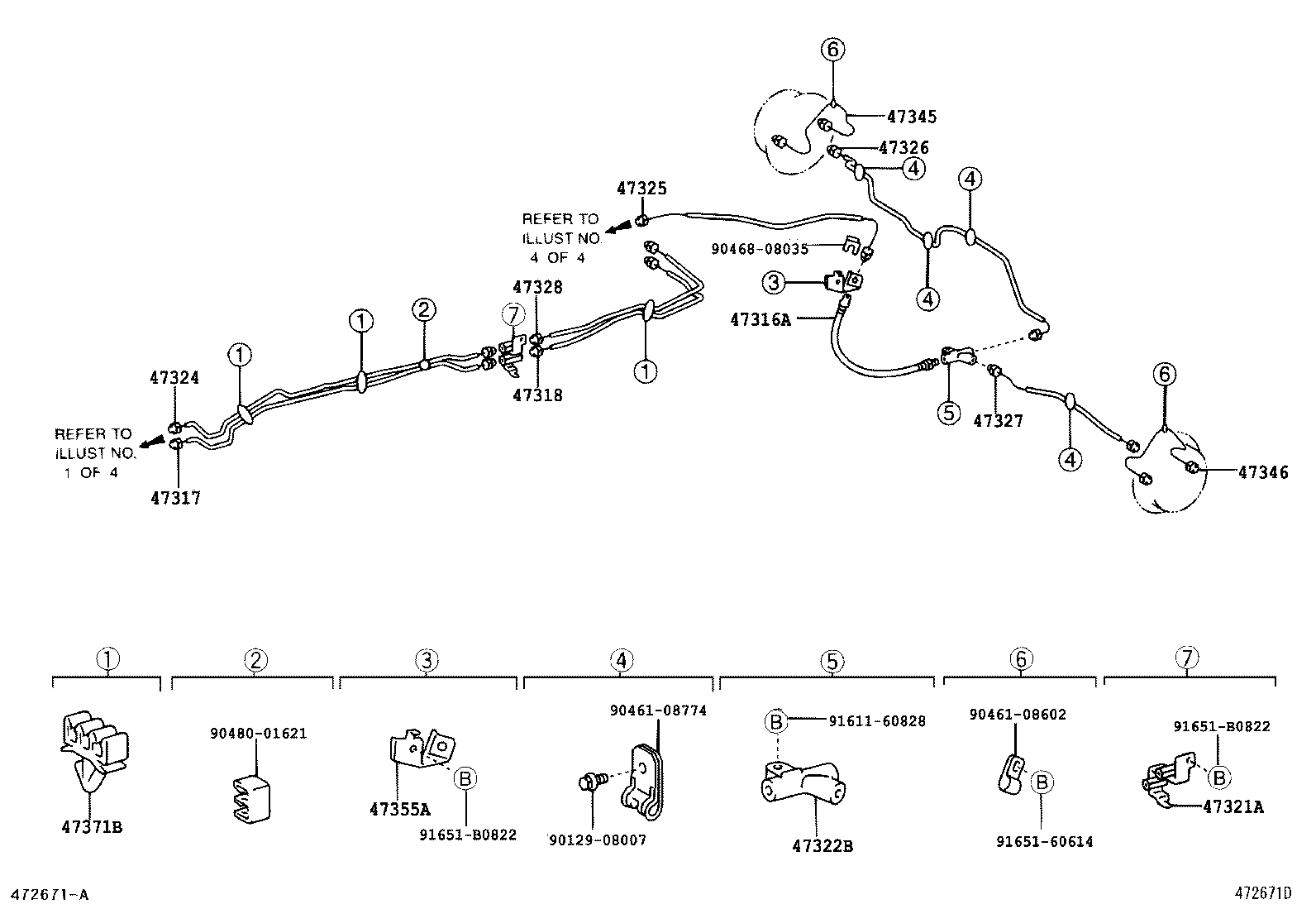  DYNA |  BRAKE TUBE CLAMP