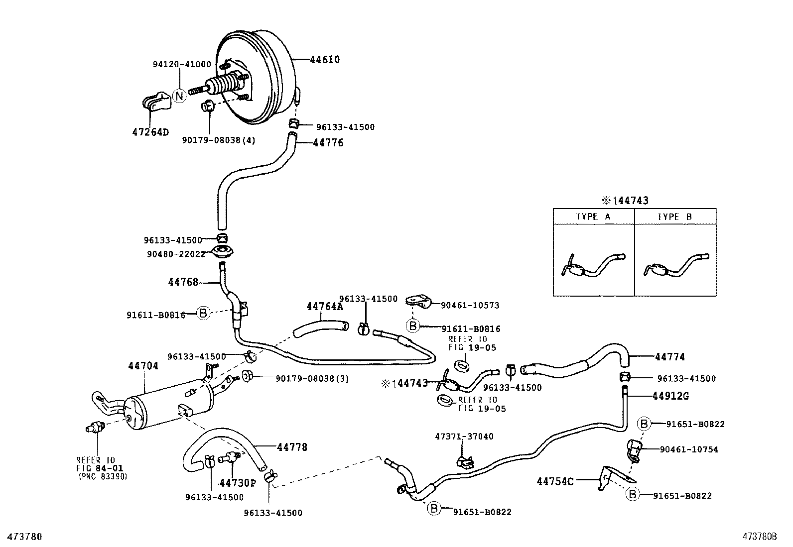  DYNA |  BRAKE BOOSTER VACUUM TUBE