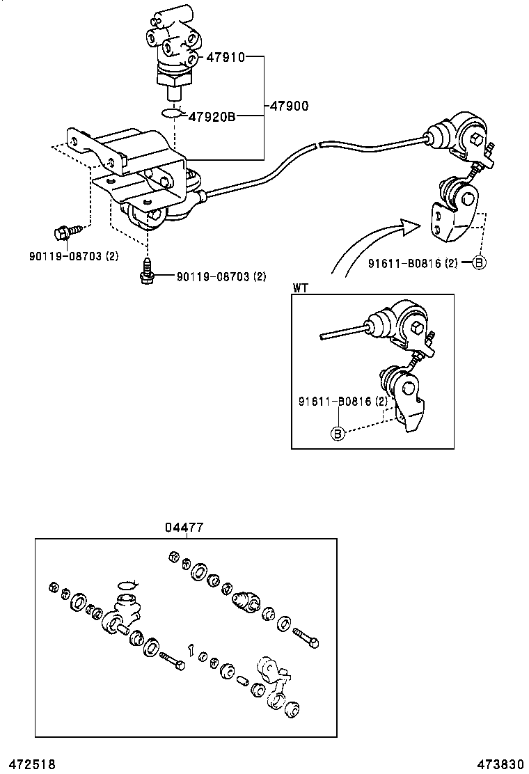  DYNA |  BRAKE TUBE CLAMP