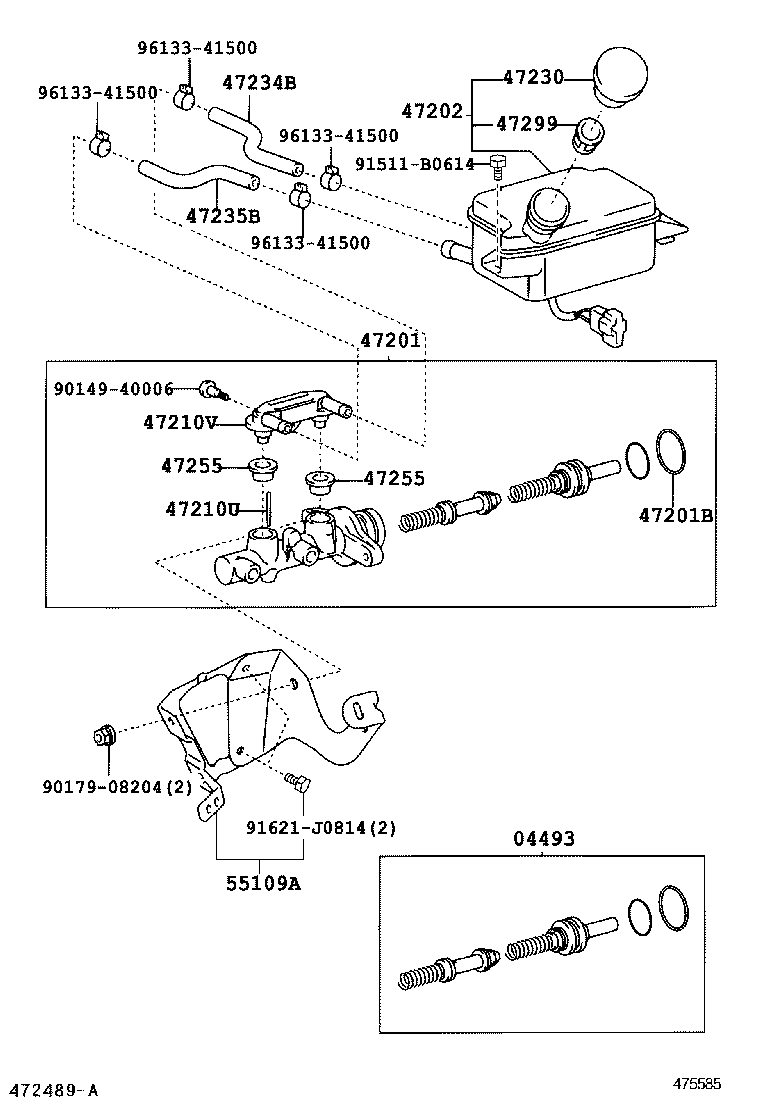  DYNA |  BRAKE MASTER CYLINDER