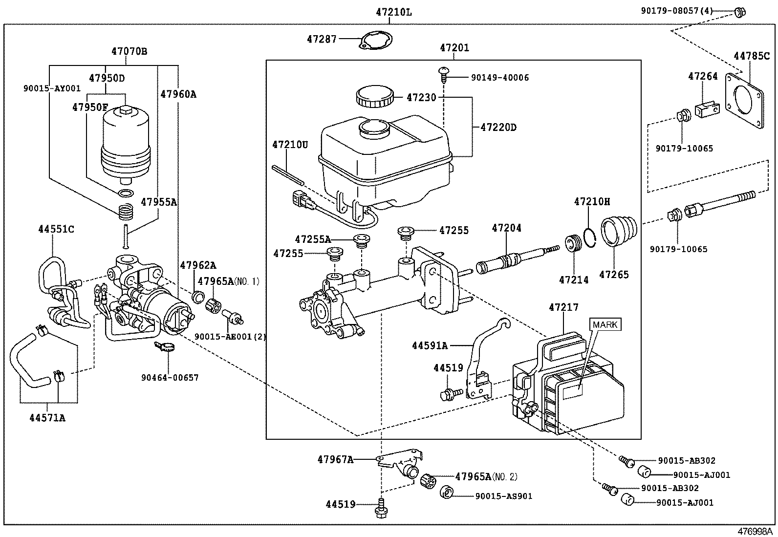  LAND CRUISER PRADO |  BRAKE MASTER CYLINDER