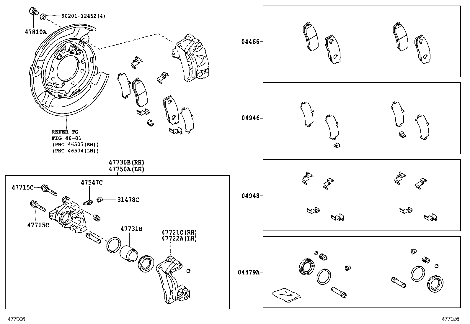  4RUNNER |  REAR DISC BRAKE CALIPER DUST COVER