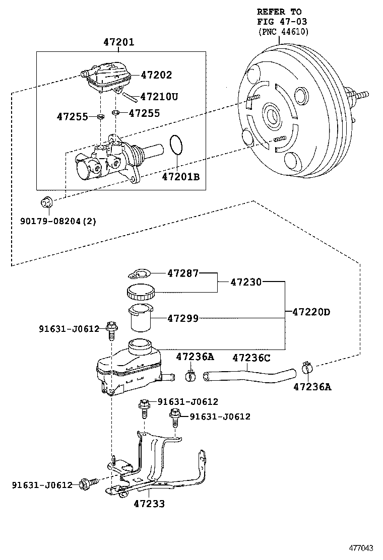  WISH |  BRAKE MASTER CYLINDER